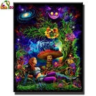 5D алмазная живопись сделай сам, Алиса, Психоделическое пространство, алмазная вышивка, мультяшная мозаика, вышивка крестиком, полная работа, страна чудес, домашний декор