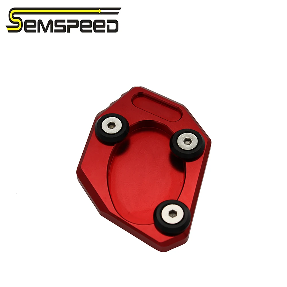 

SEMSPEED Motorcycle Z800 Side Stand Enlarger Kickstand Extension Plate Pads For Kawasaki Z800 Z 800 2012-2016 2013 2014 2015