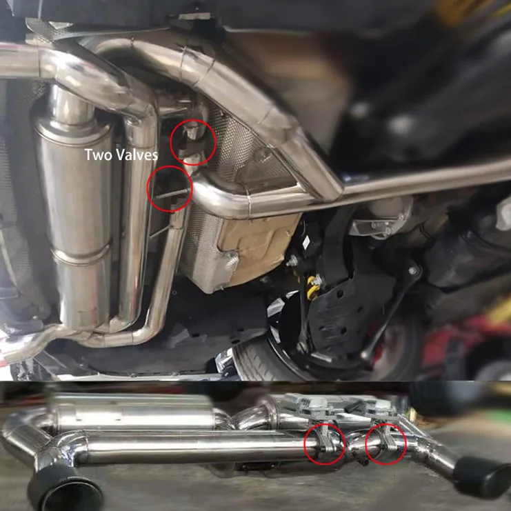 Электрический клапан для выхлопа двойные клапаны с фланцем глушитель удаляющий