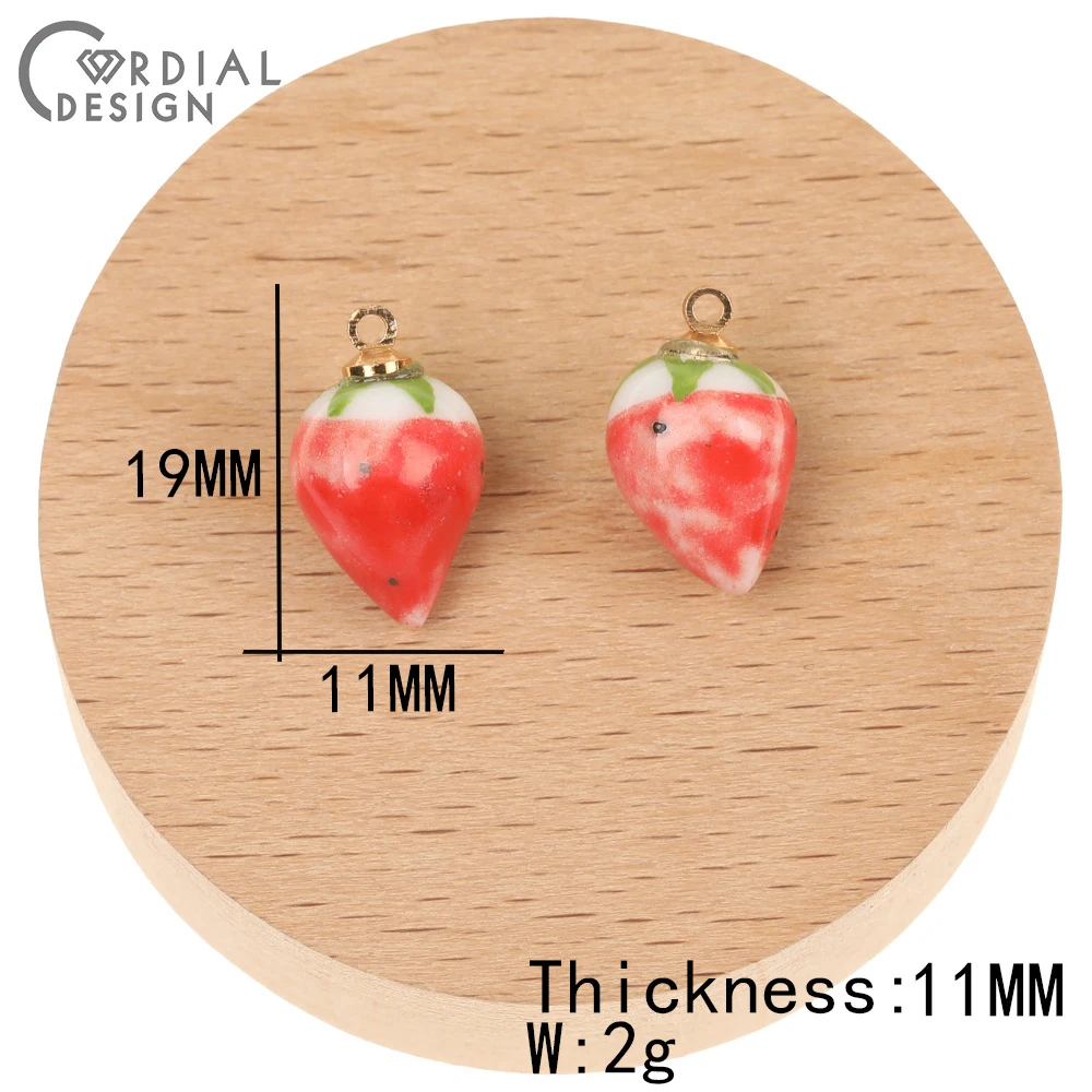 

Cordial Design 50Pcs Earrings Accessories/Hand Made/Charms/Ceramics Materials/DIY Making/Jewelry Findings & Components/Pendant
