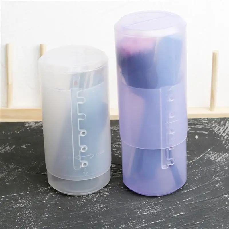 1 шт. ведро для хранения кистей макияжа пластиковая Косметическая кисть