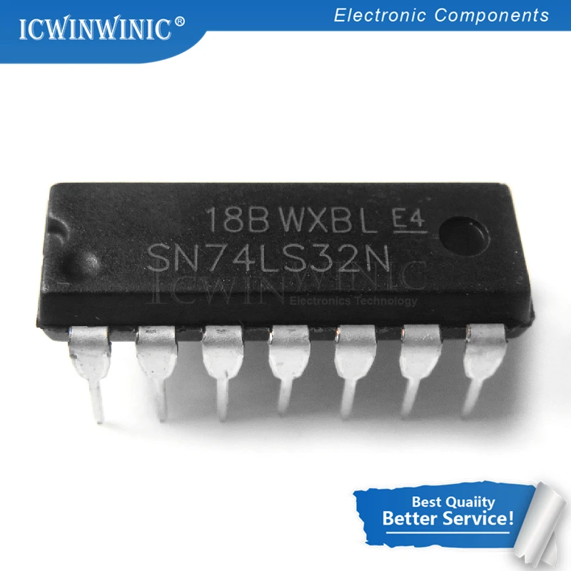 

100PCS HD74LS32P DIP14 HD74LS32 DIP SN74LS32N DIP-14 74LS32 new and original IC