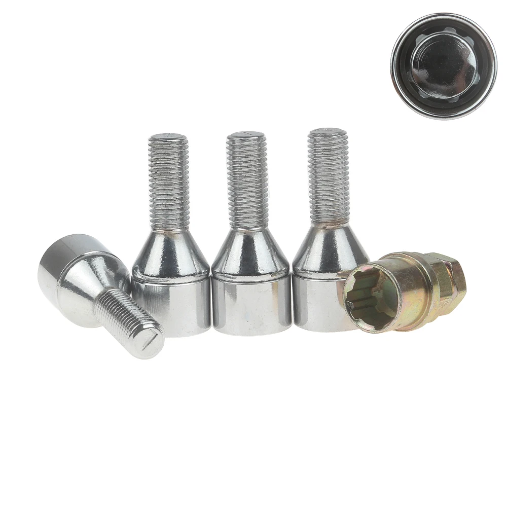 Супер Безопасность m12x1 5/M14x1 5 противоугонные колесные заглушки круглые винтовые