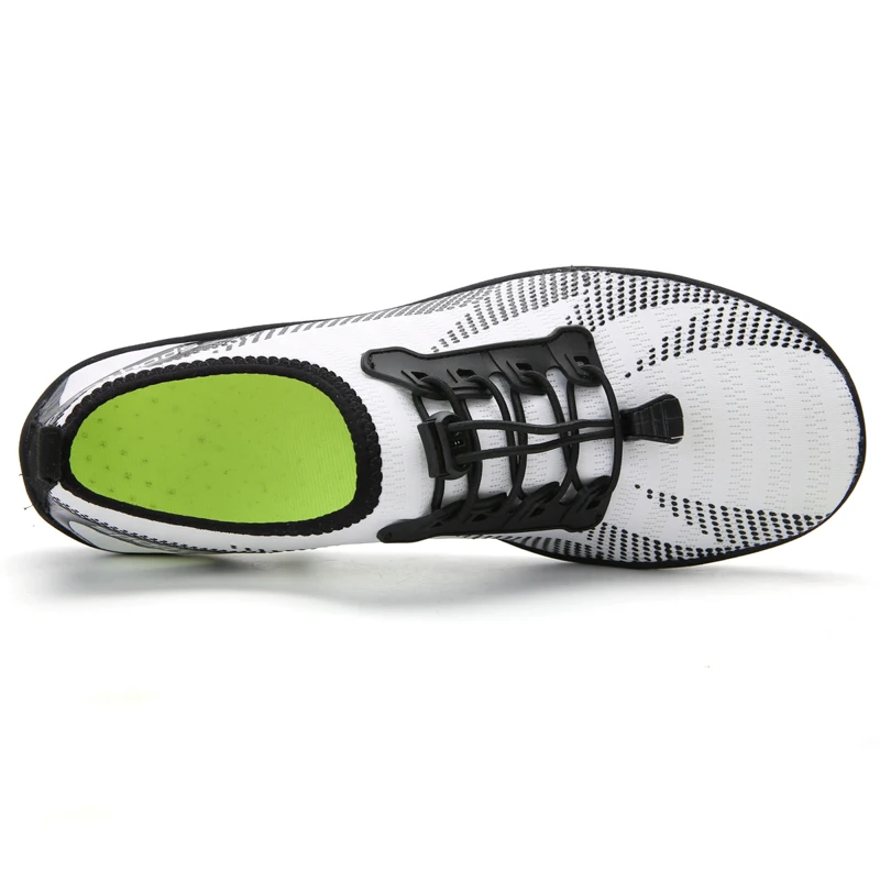 

Summer Unisex Aqua Sneakers Black Green Men And Women Beach Sport Shoes Brand Aqua Shoe For Woman Outdoor Men Walking Sandals