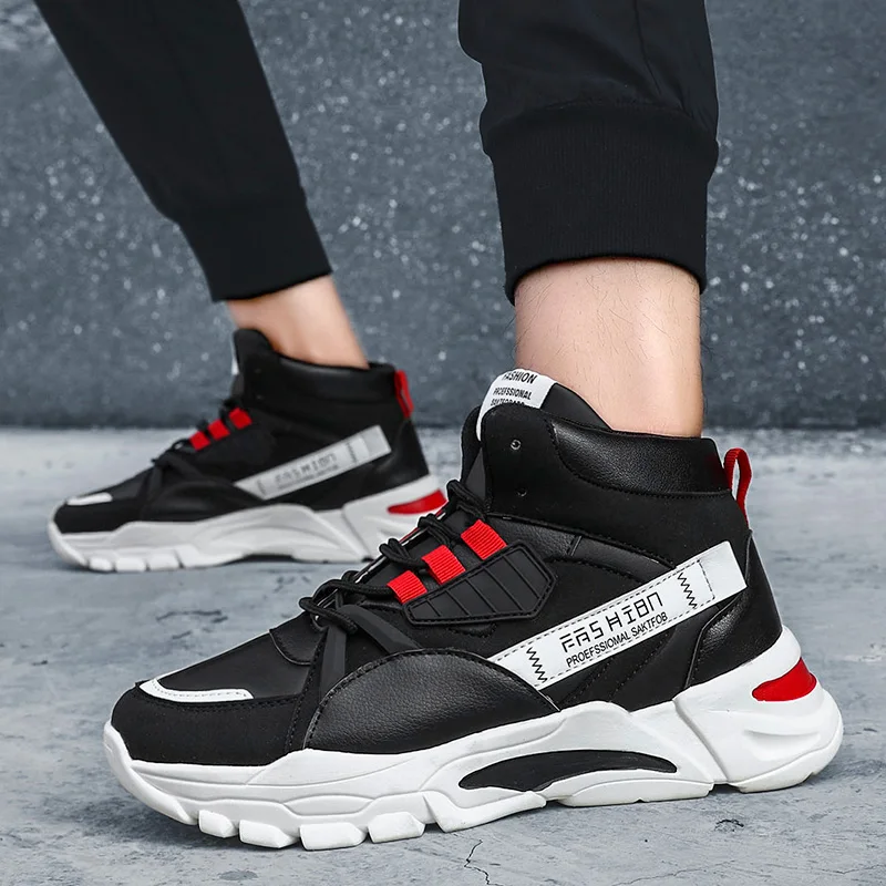 Мужские легкие кроссовки на шнуровке черные повседневные из дышащей сетки осень