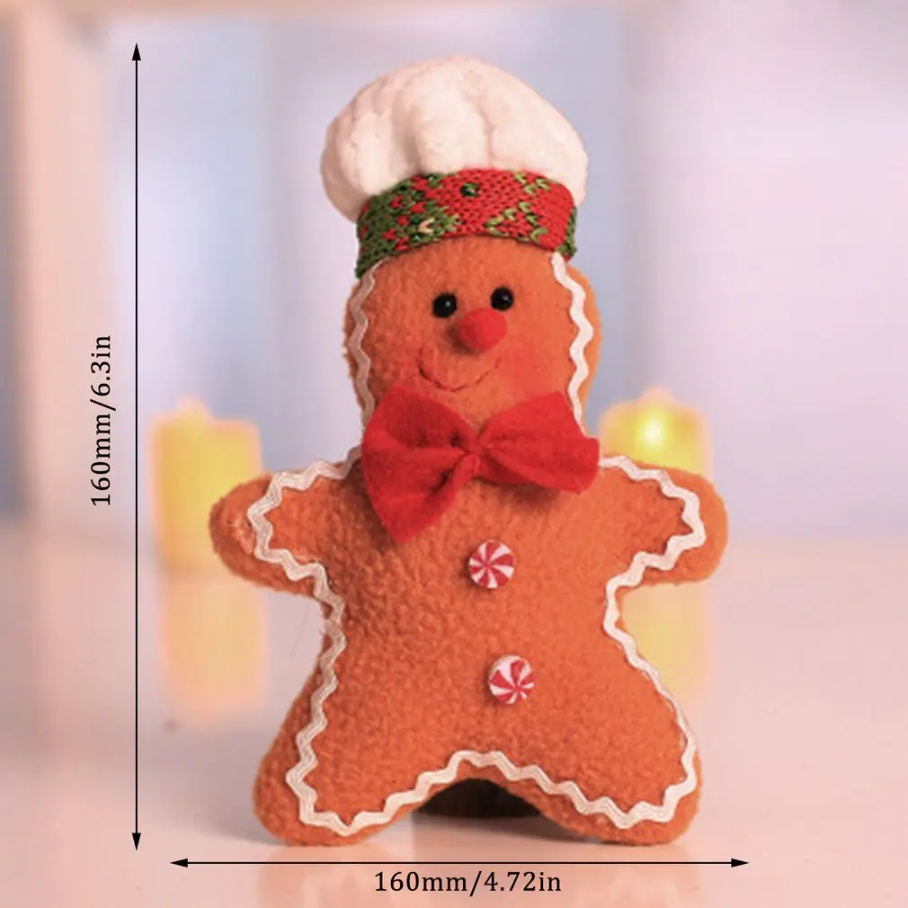 2018 Рождественское украшение милая кукла Санта Клауса олень подвесная