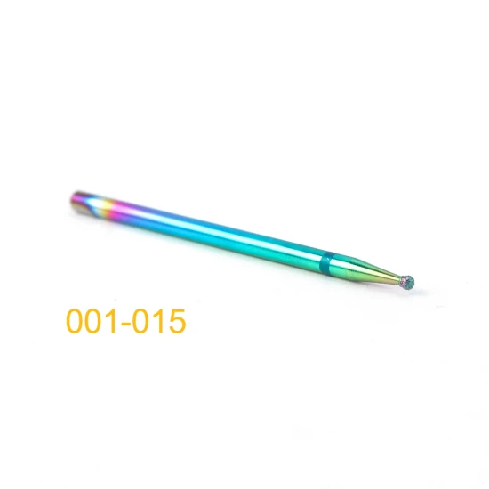 001-015 Diamond Cuticle Nail Drill Bits Milling Cutters Burr Files Manicure Pedicure Polish Removing Gel Electric Machine Tools TR1514-1 - Цвет: 001-015
