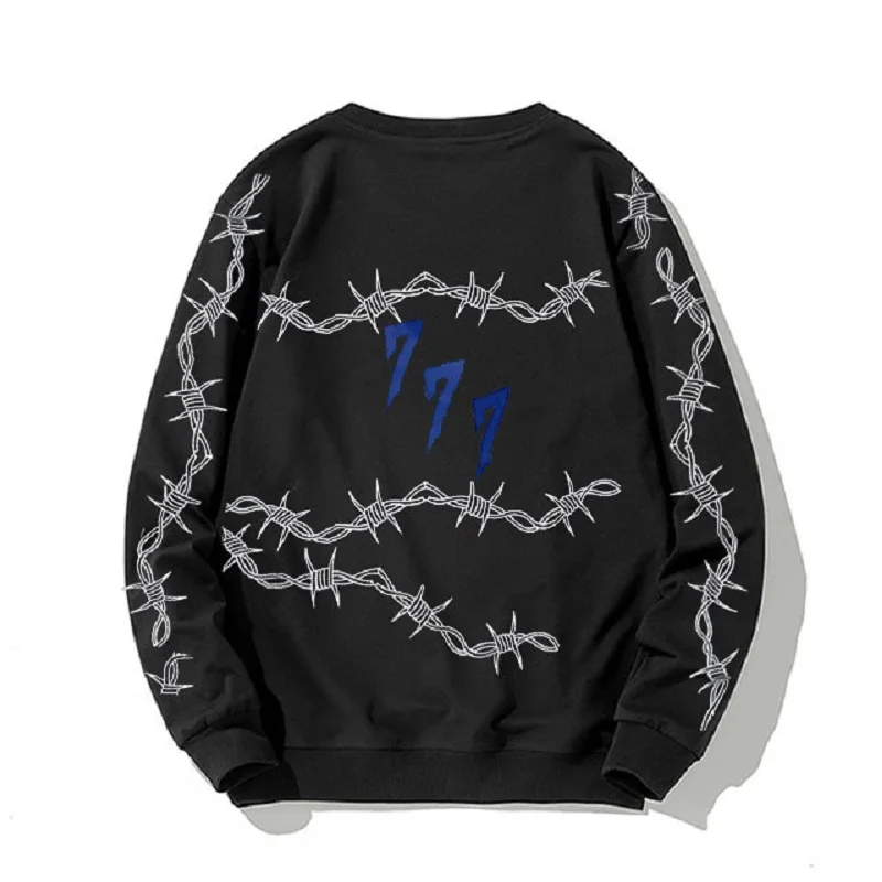 Уличная толстовка унисекс для женщин и мужчин с длинными рукавами Свободный