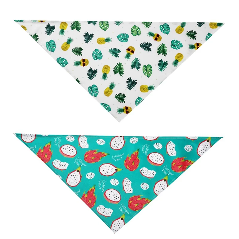 Ошейник для собак шарф домашних животных с принтом фруктов бандана маленьких