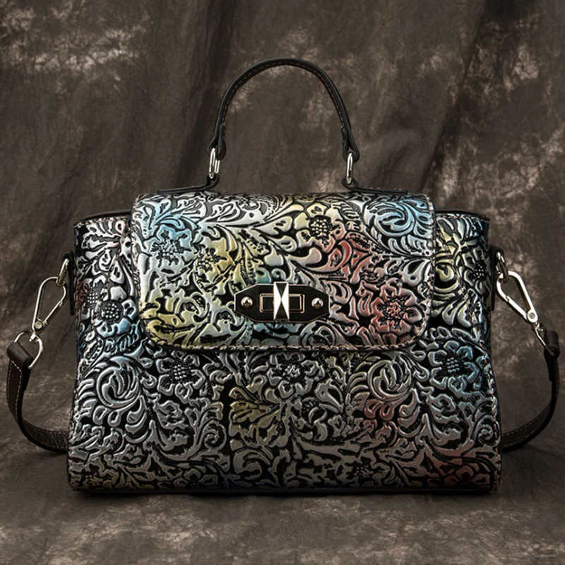 Новая повседневная женская сумка из натуральной кожи практичная Большая