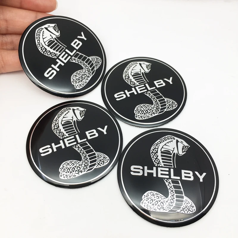 Автостайлинг 4 шт. 56 мм колпачок на ступицу колеса с логотипом SHELBY эмблема значок