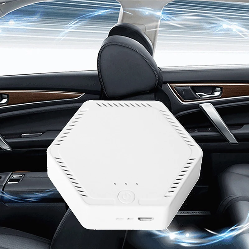 400 мАч Мини Портативный Автомобильный озоновый очиститель воздуха портативный