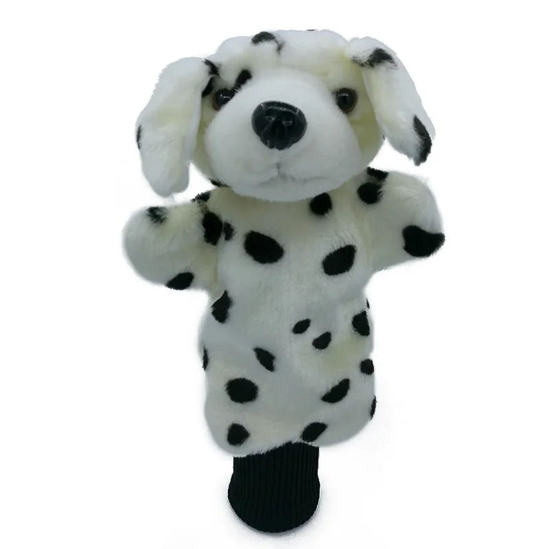 

Mini Spotty Dog Golf Head Cover Fairway Hybrid Golf Woods Headcover Cartoon Animal Mascot Novelty Cute Gift