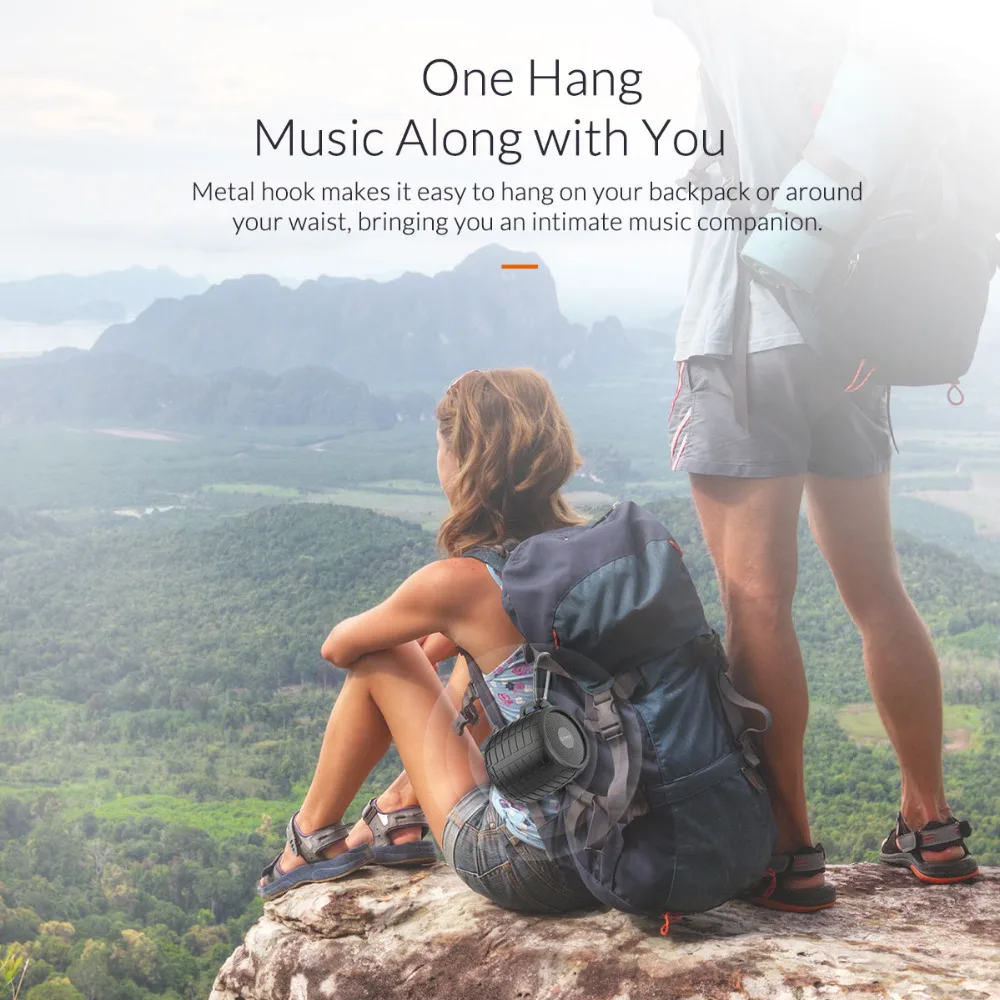 Bluetooth Колонка ORICO портативная Водонепроницаемая с поддержкой USB и микрофоном| |