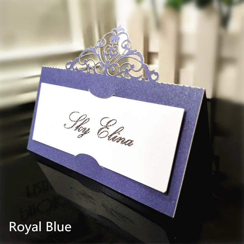 Лазерная резка 9*9 см 50 шт. полые Свадебные настольные карты свадьба/детский душ