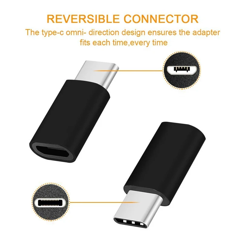 4 шт. кабель Micro USB к Type C для телефона Android Huawei Sumsang Xiaomi Microusb Typec Usbc Otg адаптер зарядки