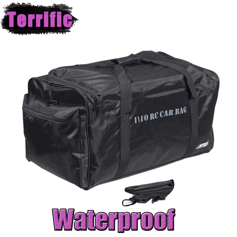 

Waterproof Storage Bag Duffel Bag for 1/10 1/8 RC Crawler Drift Bigfoot Cars Traxxas TRX4 E-REVO Slash HOBAO 8SC Axial SCX10