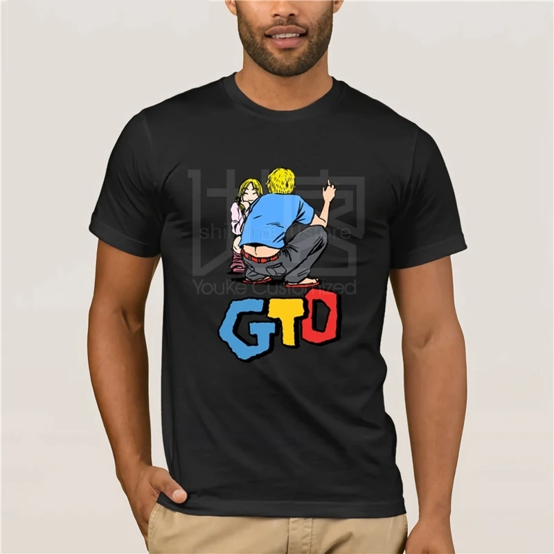 Новое поступление 2019 Мужская футболка с надписью Great Teacher Onizuka GTO Хлопковая