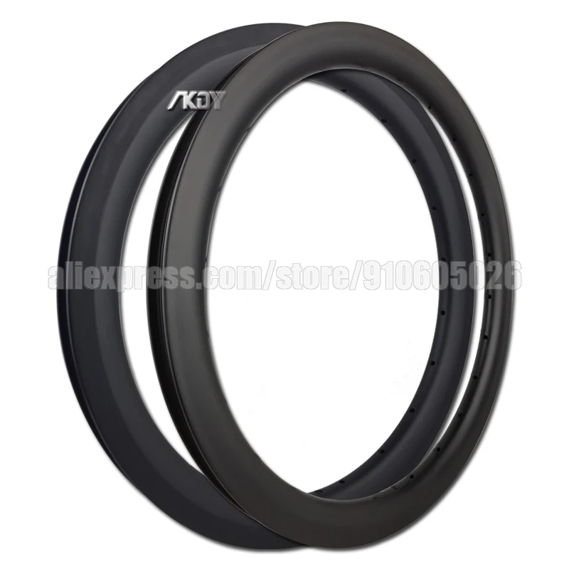 Обод из углеродного волокна для велосипеда BMX 20 дюймов 406x1 1/8 1/4 3/8 Ширина 23 мм
