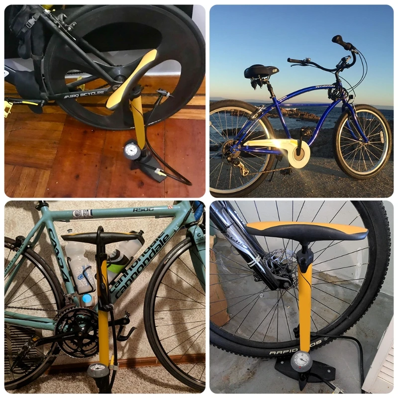 

2021 New Portable Mini Bicycle Pump Pump Bike Pumps with Glueless Puncture Repair