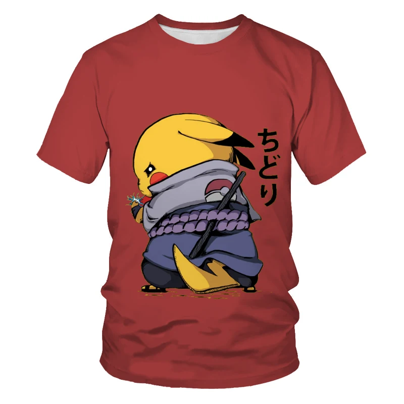 

Japanese Summer Anime 2021 Summer Men's 3dt Oversized Casual Shirt Comfortable Breathable T-shirt Polo Adult Children