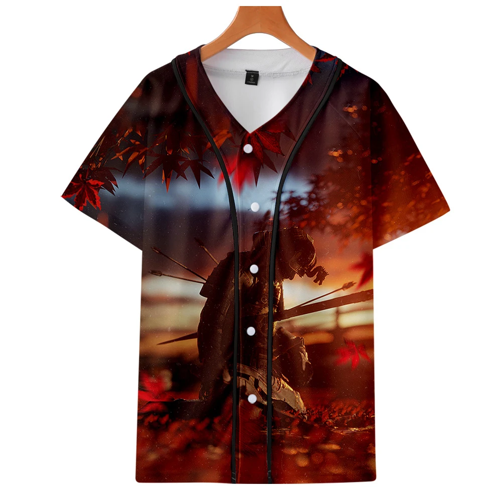 

2020 Ghost of Tsushima jackets Fashion 3D jacket brand cool Long sleeve Ghost of Tsushima baseball jacket for men streetwear