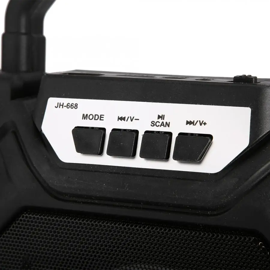 Портативный внешний ABS Bluetooth динамик Поддержка карты памяти u диск черный