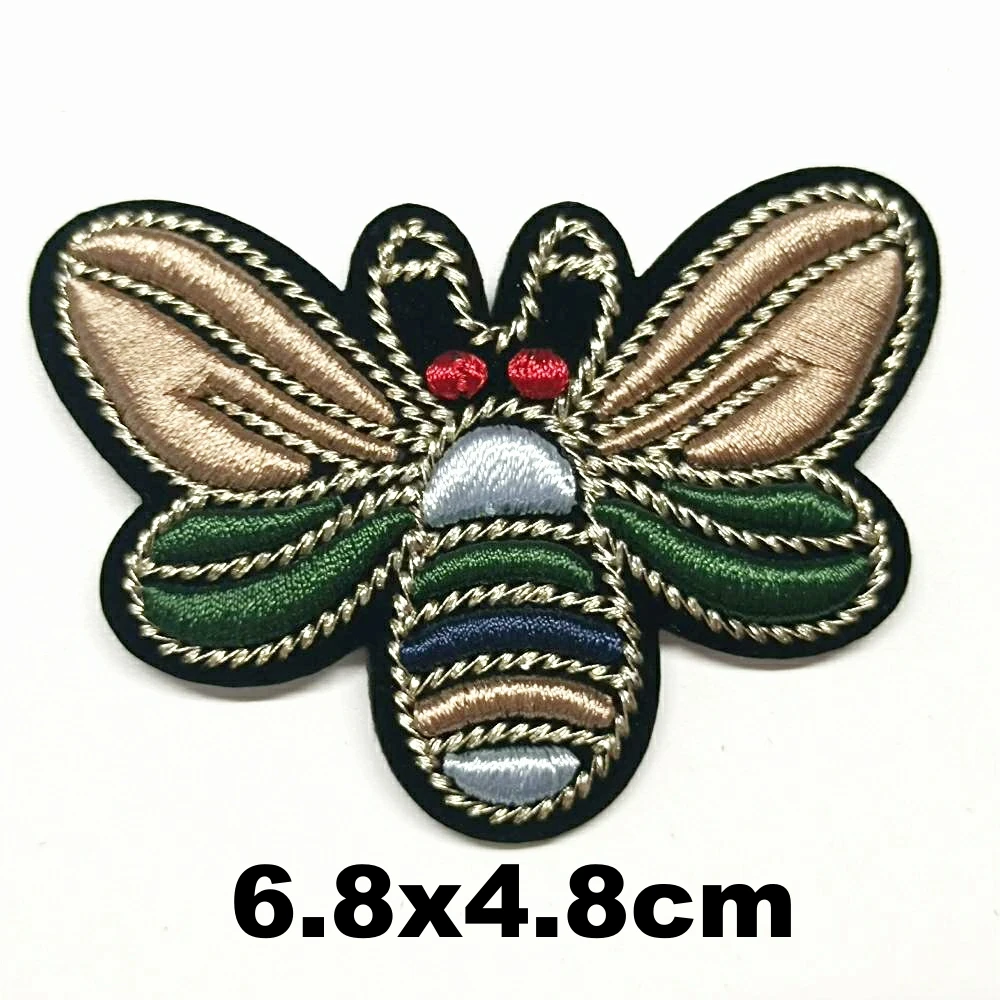 

Accessories embroidery bee embroideried patches for clothing OR-3342