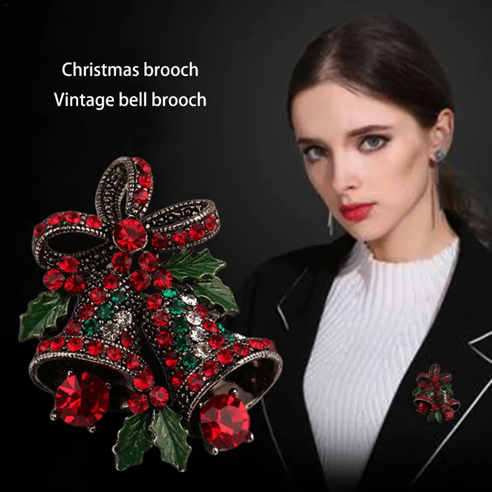 Рождественская булавка женский милый креативный костюм Рождественский бантик