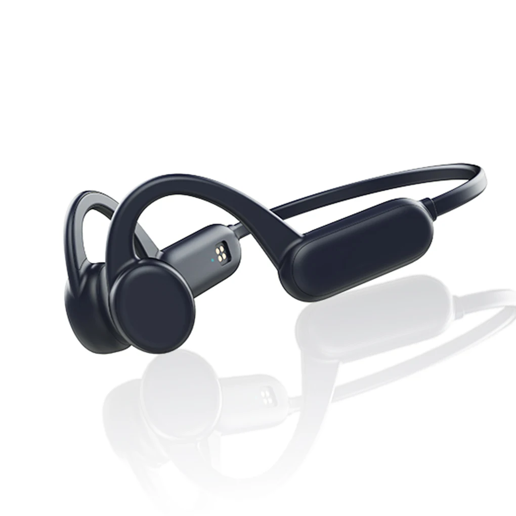 

Earphone Bone Conduction IPX8 Waterproof Sweat-proof Headset Dynamic Hands-free Sports Earphone Audio Player for Computer