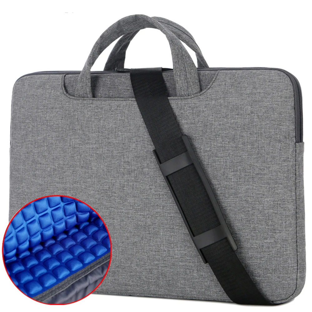 

Laptop bag 12 13.3 14 15 16 inch Nylon Airbag Shoulder Handbag Computer Portatile For Macbook Air Pro 13 Waterproof Notebook Bag