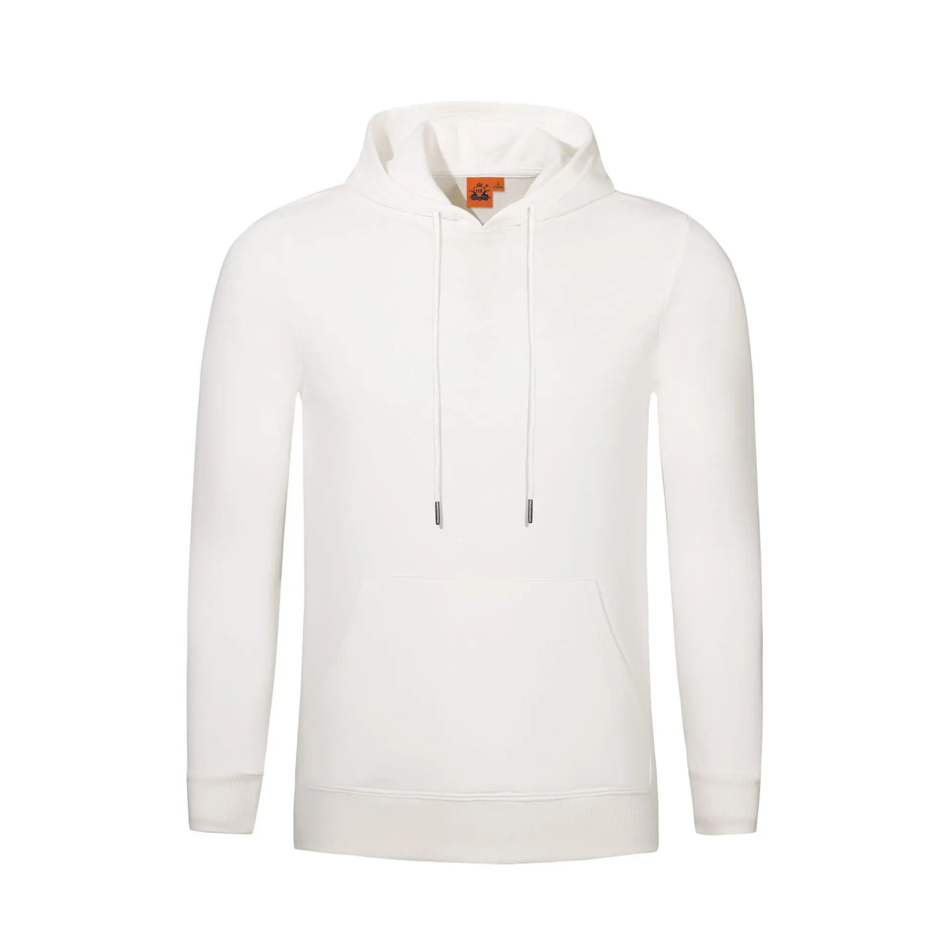 

Fall/winter pullover solid color thick cotton sweater men's hooded sweater