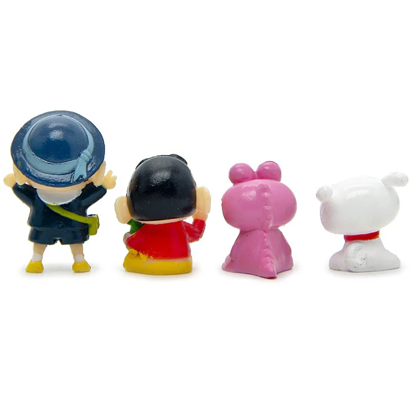 8 шт./лот DIY Аниме Crayon Shin chan косплей милые Фигурки игрушки ПВХ экшн Коллекционная