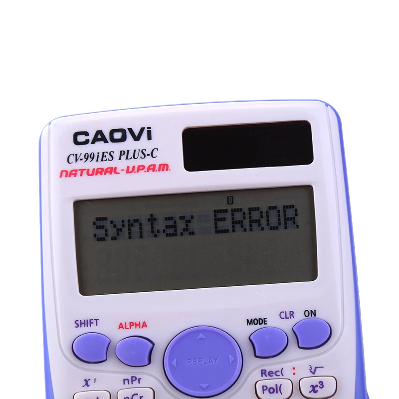 Цветной Ручной учебный калькулятор 991ES портативный многофункциональный для