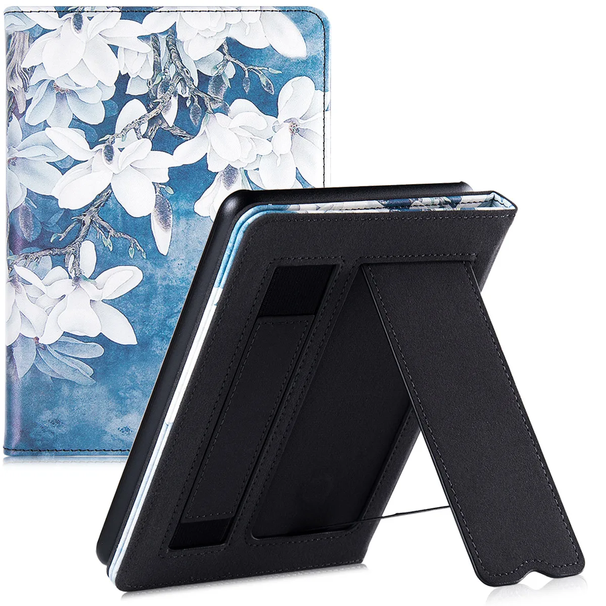 

Чехол-подставка для Kindle Paperwhite 10 поколения 2018/2020 (модель PQ94WIF) -фоточехол с ремешком на руку/автоматическим спящим режимом/пробуждением