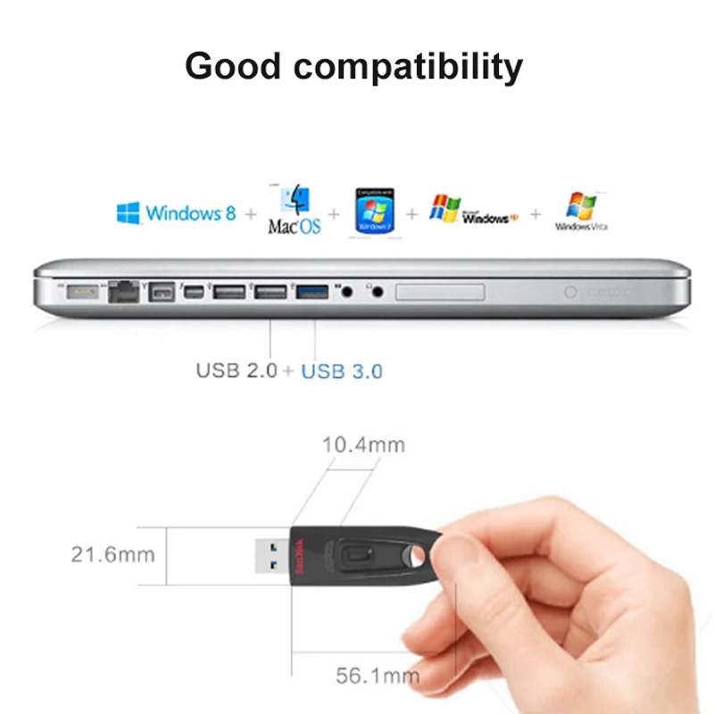 USB флеш накопитель SanDisk 16 128 ГБ|USB флэш-накопители| |