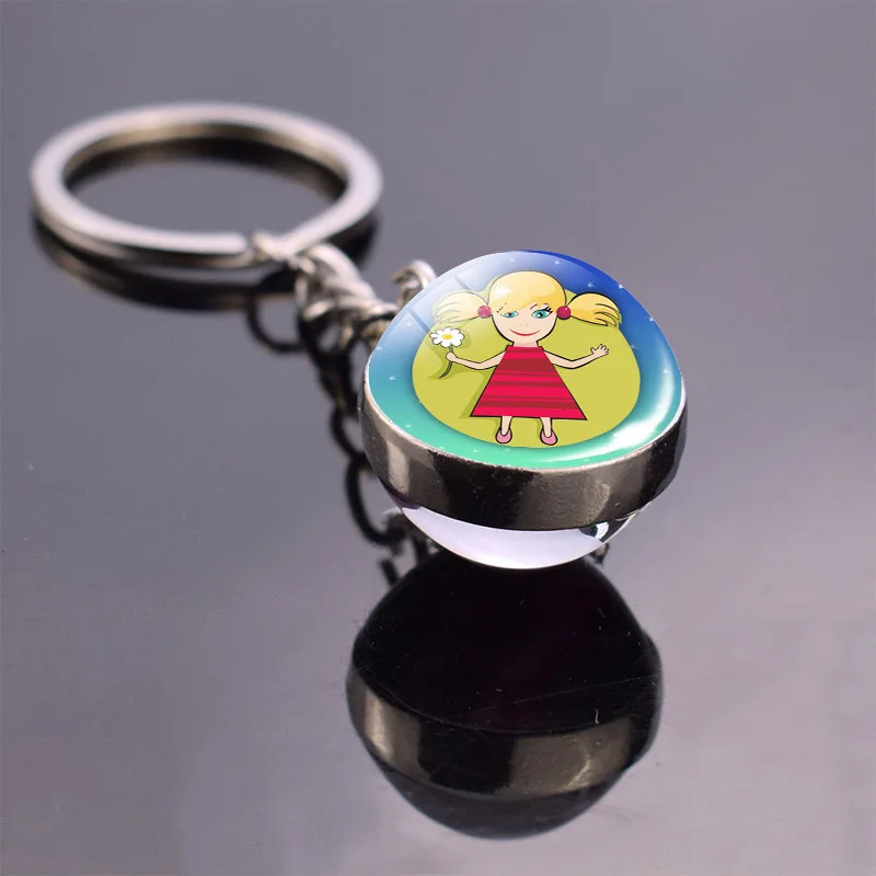 Брелки для ключей с 12 созвездиями из мультфильма Рак Овен Телец близнецы Козерог