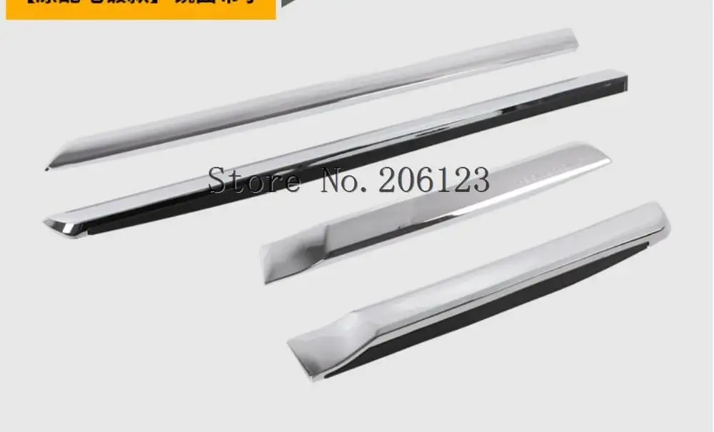 Хромированный корпус автомобиля боковая дверь аксессуары для отделки 2008 2018