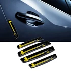 Наклейки на бампер автомобиля, 4 шт., для Chevrolet Logo, Cruze, Aveo, Trax, Малибу, каптива, Lacetti, Niva