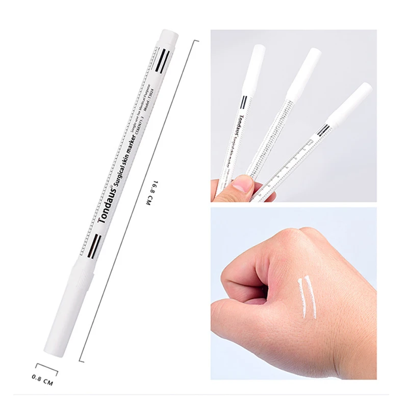 

1/3pcs Microblading Supplies Tattoo Marker Pen White Surgical Skin Marker Pen Best Microblading Supplies Eraser Skin Marker Pen