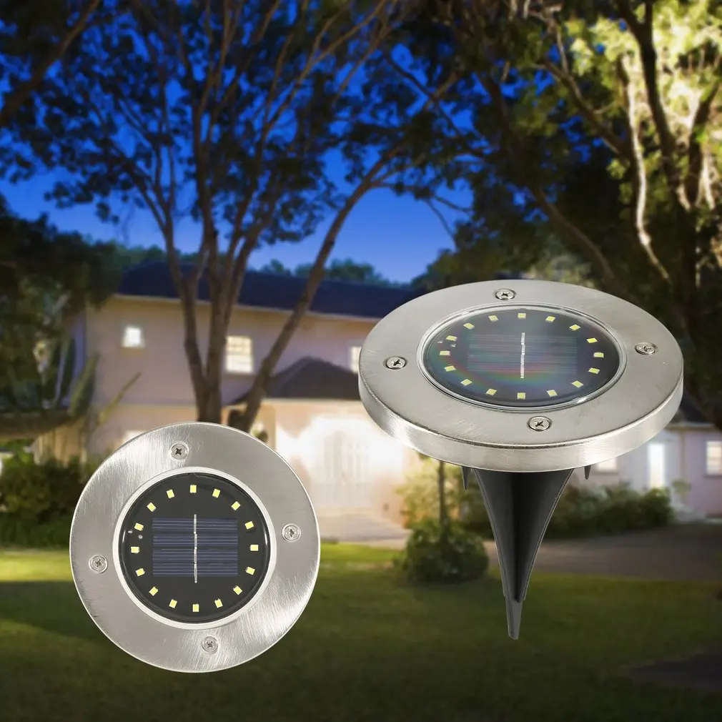 

16LED Solar Light Ground Lamp Eco-friendly Solar Power Home Security Lamp Waterproof Garden Buried Stair Lights