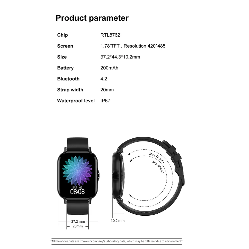 

DT NO.I DT94 Smart Watch Bluetooth Call Music Heart Rate Monitor Long Standby IP67 Waterproof Sport Smartwatch Relogio Masculino