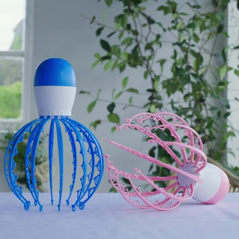 Электрический массажер для головы в виде осьминога перезаряжаемое устройство