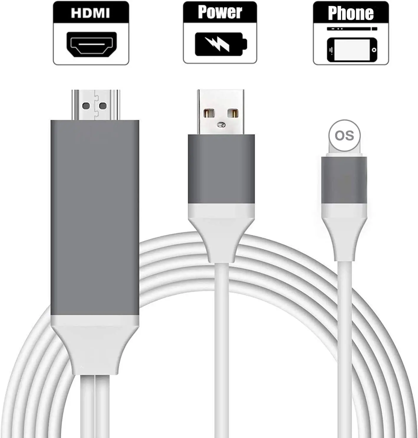 2 м 8 Pin к совместимому с HDMI кабель HD 1080P конвертер адаптер Micro USB для HDTV TV цифровой