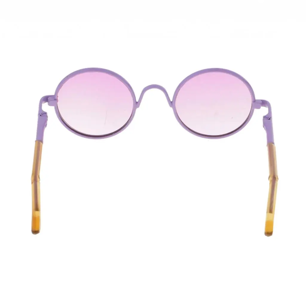 1/3 BJD Retro Hippy Round Glasses Eyewear Eyeglasses for SD DOD YOSD Dollfie Accessories Purple Frame | Игрушки и хобби