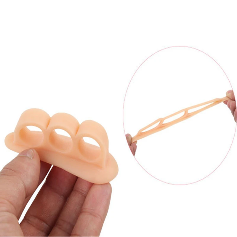 1 пара силиконовых гелевых молотков разделитель для коррекции пальцев ног