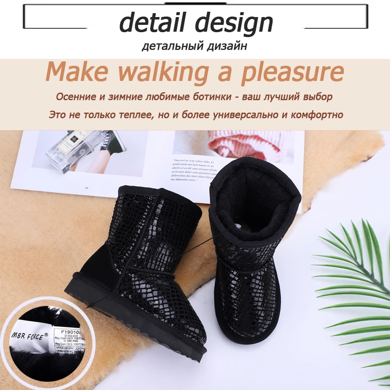 Новинка 2020 высококачественные детские водонепроницаемые классические зимние