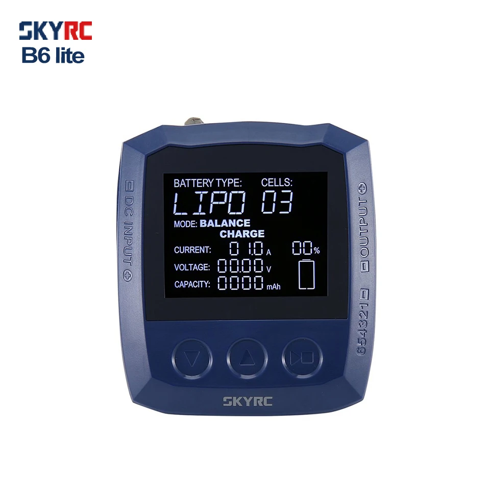 

SKYRC B6 Lite DC 220 13A, 5 Dis, 7-32 RC LiFe/ Lilon/ LiPo/ LiHV/ NiMH/ NiCd/ PB