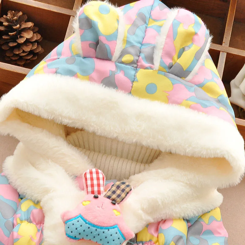 1 шт. зимняя одежда детская верхняя европейские платья длинное теплое пальто для