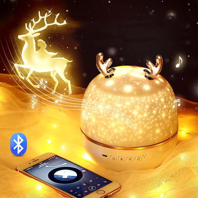 Детский ночник с музыкальной шкатулкой BlueTooth динамик светодиодный светильник